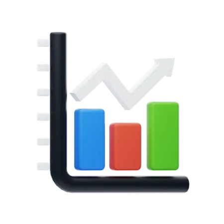 Análise de gráfico de setores  3D Icon