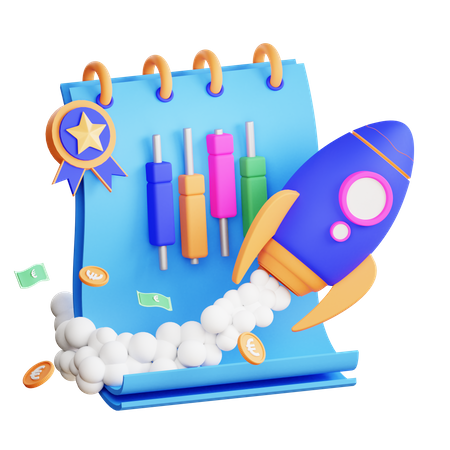 Análise de inicialização de negócios  3D Icon