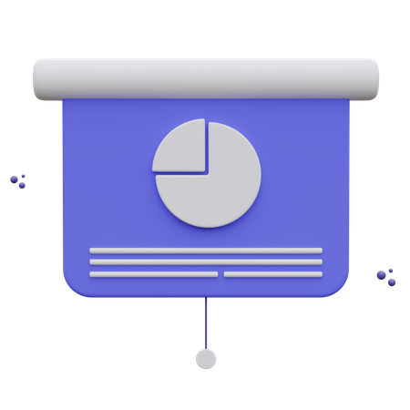 Análise de negócio 3D Icon