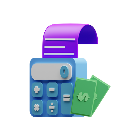 Análise de renda  3D Icon