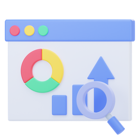 Análise SEO  3D Icon