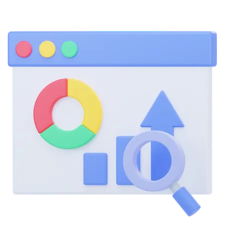 Análise SEO  3D Icon