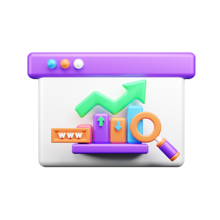 Análise SEO  3D Icon