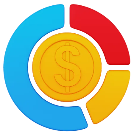 Análise Financeira  3D Icon