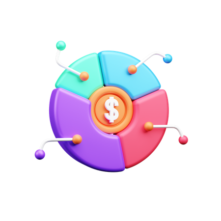 Análise financeira  3D Icon