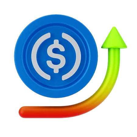 Analise financeira  3D Icon