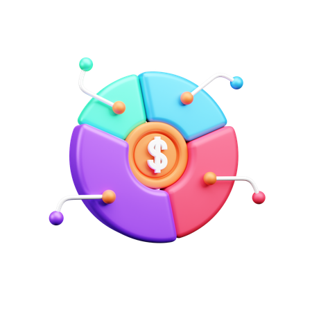 Análise financeira  3D Icon