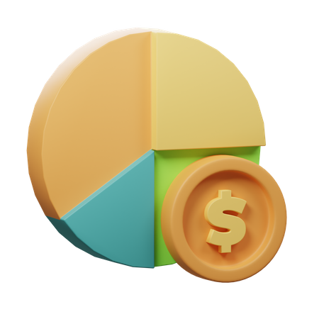 Analise financeira  3D Icon