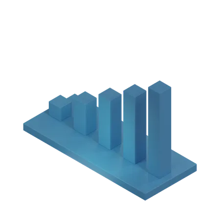 Gráfico de análise  3D Icon