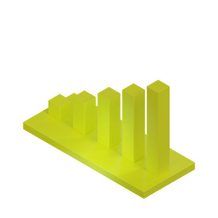 Gráfico de análise  3D Icon