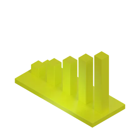 Gráfico de análise  3D Icon