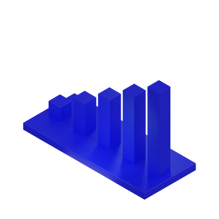 Gráfico de análise  3D Icon