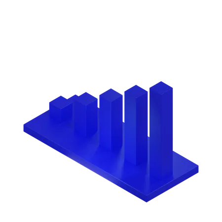 Gráfico de análise  3D Icon