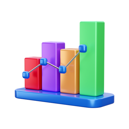 Gráfico de análise  3D Icon