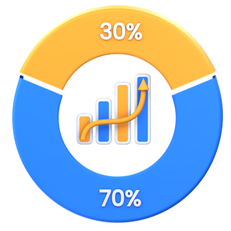 Gráfico de análise  3D Icon