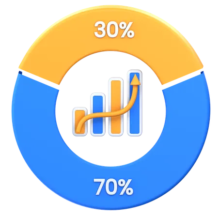 Gráfico de análise  3D Icon