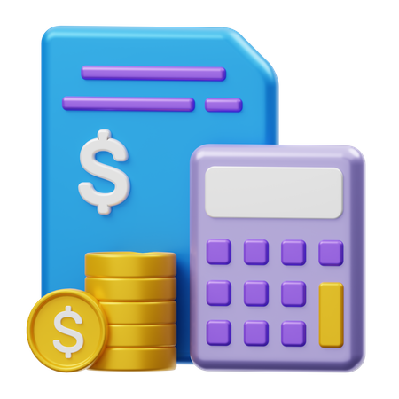 Análise Orçamentária  3D Icon