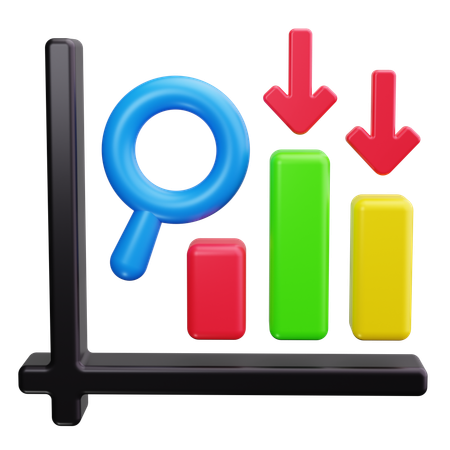 Análise preditiva  3D Icon