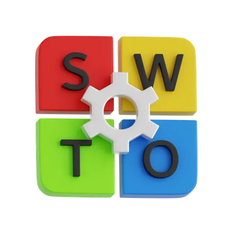 Análise swot  3D Icon