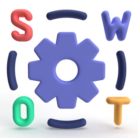 Análise swot  3D Icon