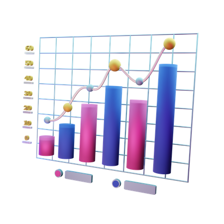 Analítica  3D Icon