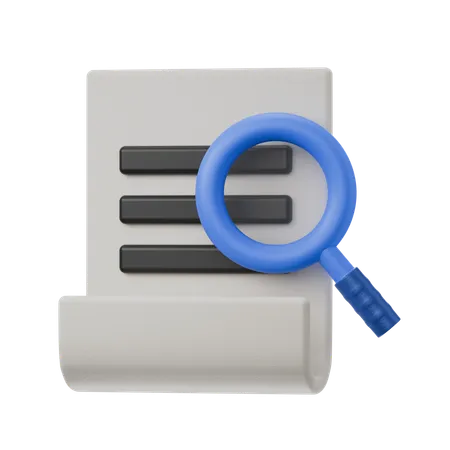 Análisis de auditoría  3D Icon