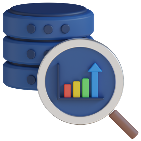 Análisis de base de datos  3D Icon