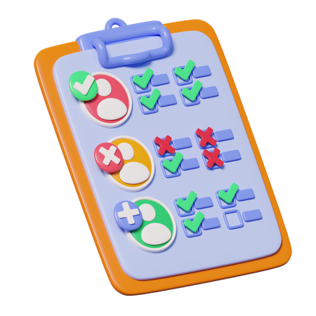Análisis de candidatos  3D Icon