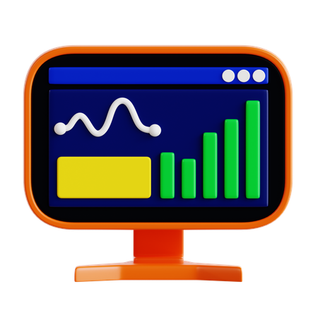 Análisis de datos  3D Icon