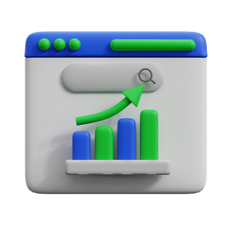 Análisis de datos  3D Icon