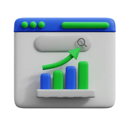 Análisis de datos  3D Icon