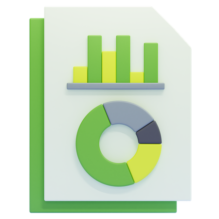 Análisis de datos  3D Icon