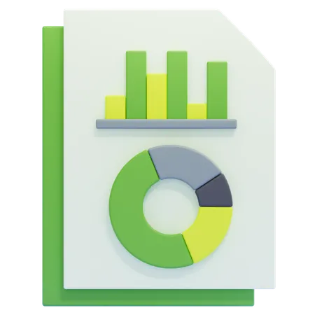 Análisis de datos  3D Icon