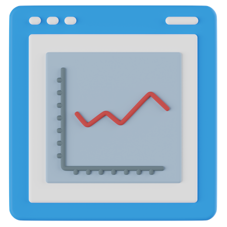 Análisis de datos  3D Icon