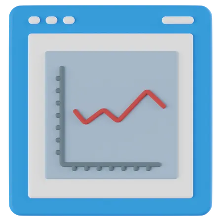 Análisis de datos  3D Icon