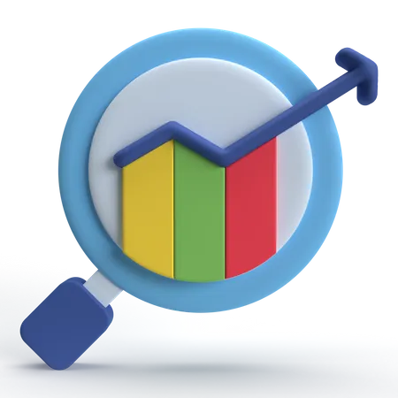 Análisis de datos  3D Icon