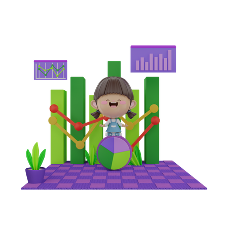 Análisis de negocio  3D Icon