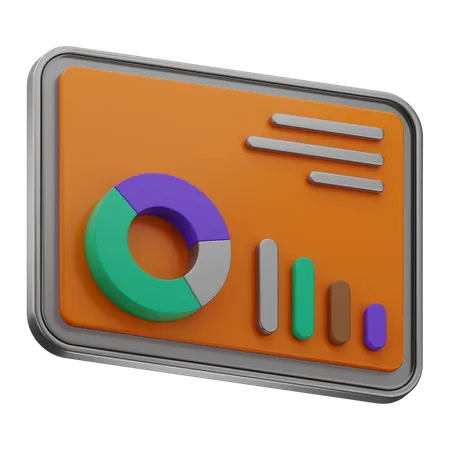 Análisis de Negocios  3D Icon