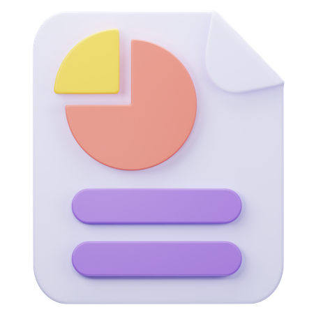 Análisis de Negocios  3D Icon
