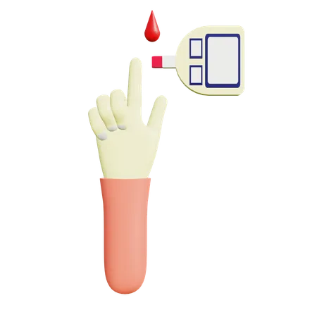Prueba de sangre  3D Icon