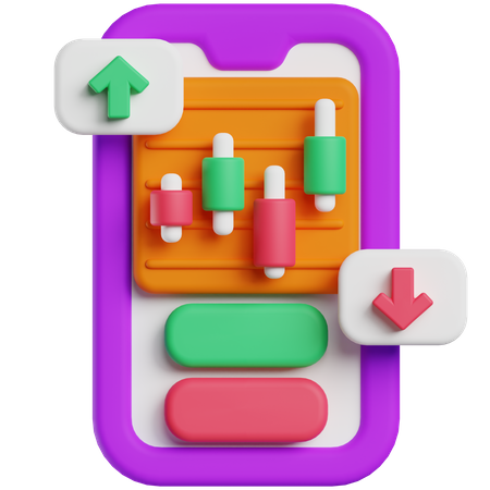 Análisis del mercado telefónico  3D Icon