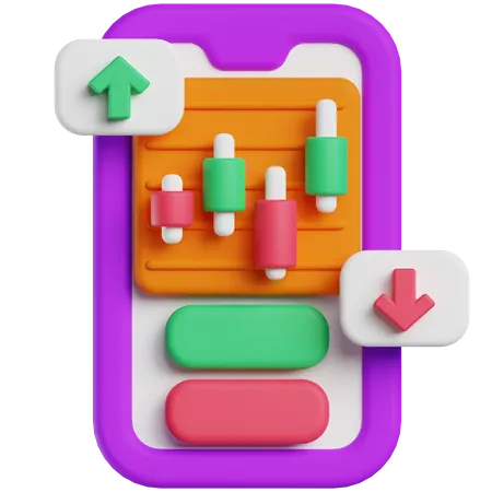 Análisis del mercado telefónico  3D Icon