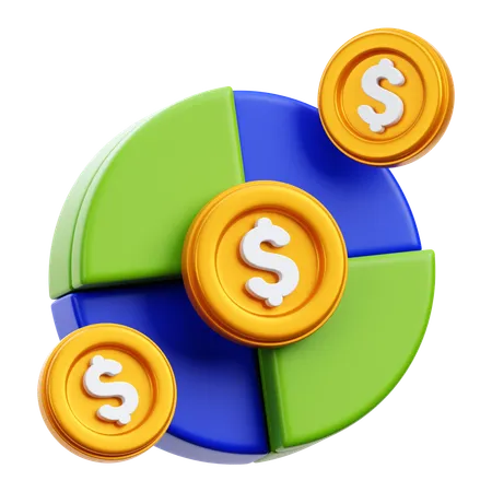 Análisis financiero  3D Icon