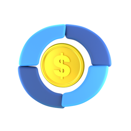 Análisis financiero  3D Icon