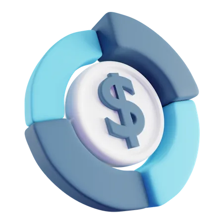 Análisis financiero  3D Icon