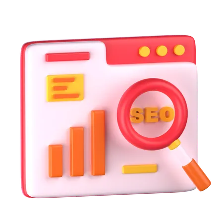 Análisis SEO  3D Icon