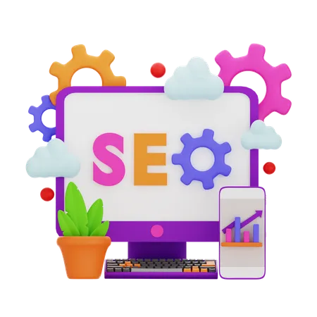 Análisis SEO  3D Icon