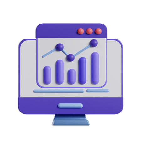Análisis web  3D Icon