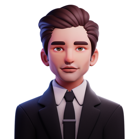 Analista financiero  3D Icon