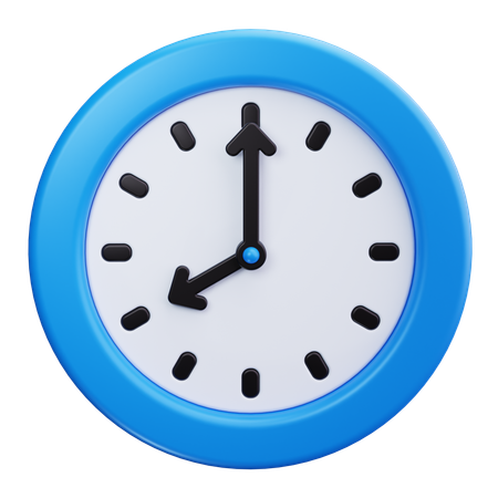 Analog Clock  3D Icon